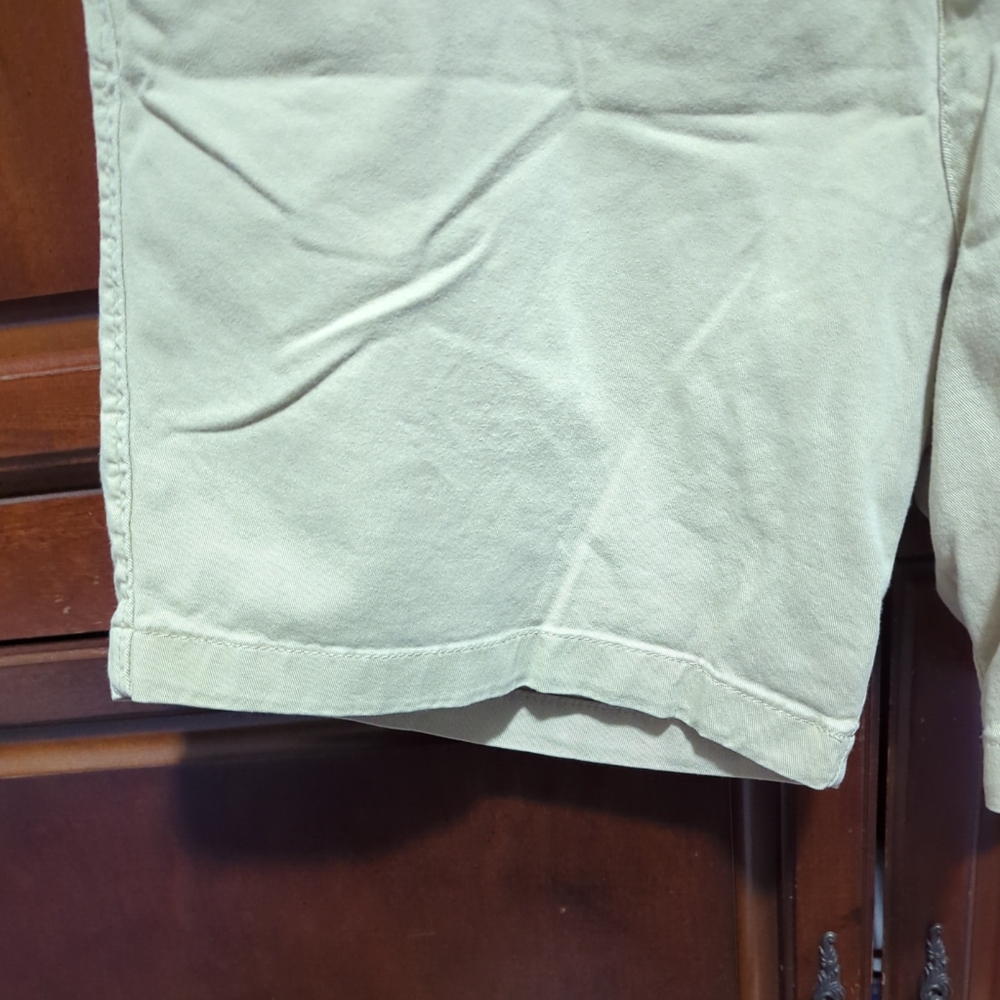 Saddlebred Men's Shorts Khaki Beige Chino Slash Pockets Size 34 EUC - Picture 5 of 14